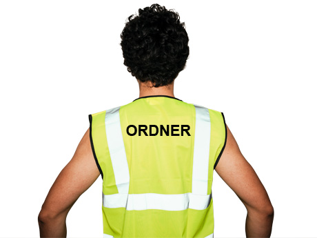 Warnweste Ordner