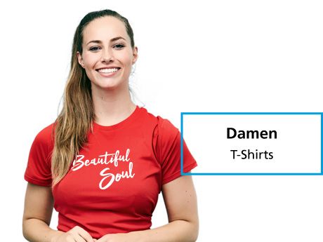 Damen T-Shirts bedrucken