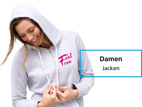 Damen Jacken mit Aufdruck