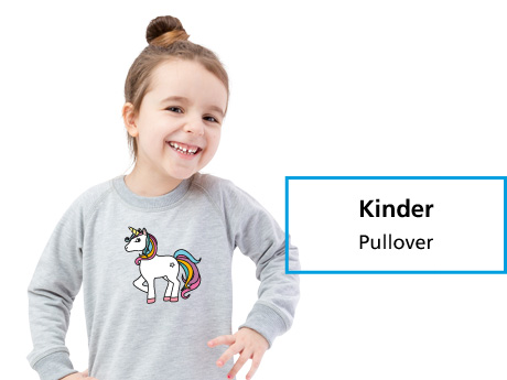 Kinder Pullover mit Einhorn