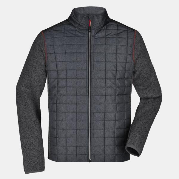 James & Nicholson Herrenjacke - J&N - Knitted Hybrid JN742 Herrenjacke - J&N - Knitted Hybrid Miniaturansicht
