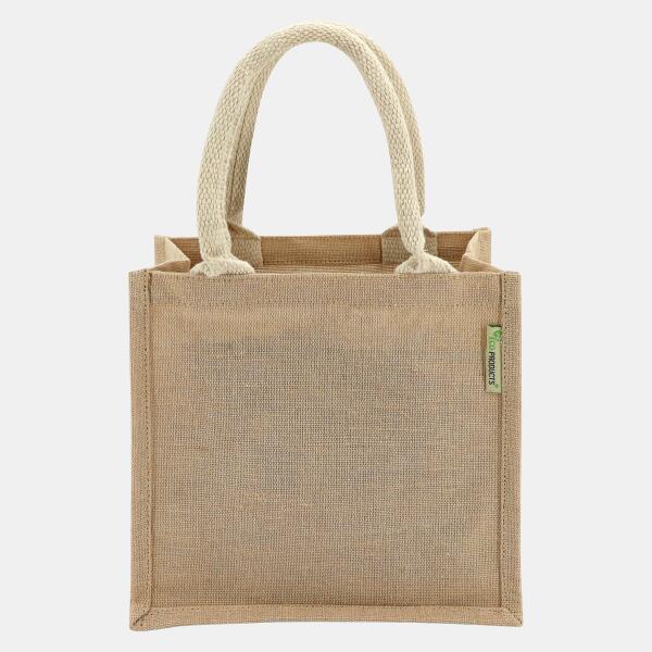 Green Earth Products Jutetasche - JUNIOR | 2 kurze Henkel | 22x20x13 cm 1246-Junior Jutetasche - JUNIOR | 2 kurze Henkel | 22x20x13 cm Miniaturansicht