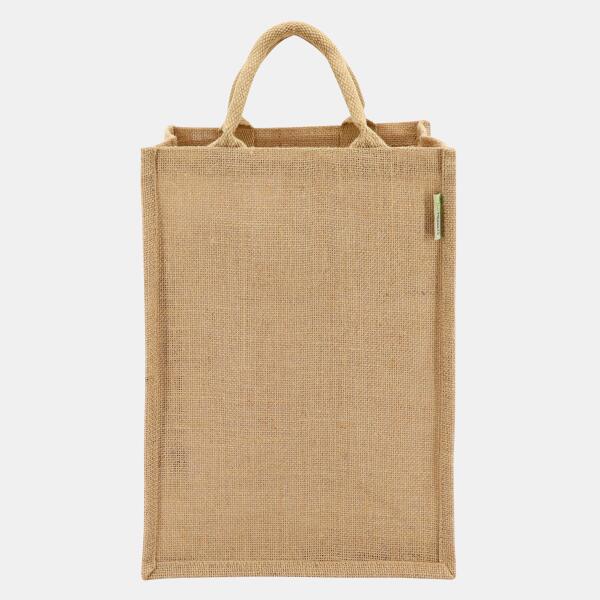 Jute Tasche - MULTIFUNCTIONAL | 2 kurze Henkel | 27,5x38x19,5 cm Miniaturansicht