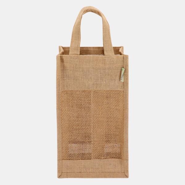 Jute Tasche - MESH II | 2 kurze Henkel | 20,5x35,5x11 cm Miniaturansicht
