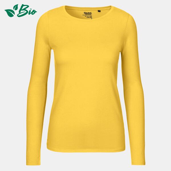 Neutral Damen Longsleeve - Neutral - Bio Fairtrade O81050 Damen Longsleeve - Neutral - Bio Fairtrade Miniaturansicht