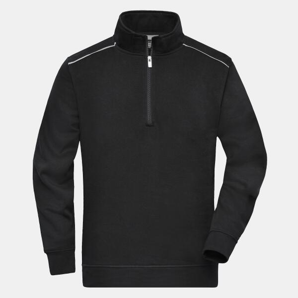 James & Nicholson Unisex Sweater - J&N - SOLID - Workwear Half-Zip JN895 Unisex Sweater - J&N - SOLID - Workwear Half-Zip Miniaturansicht