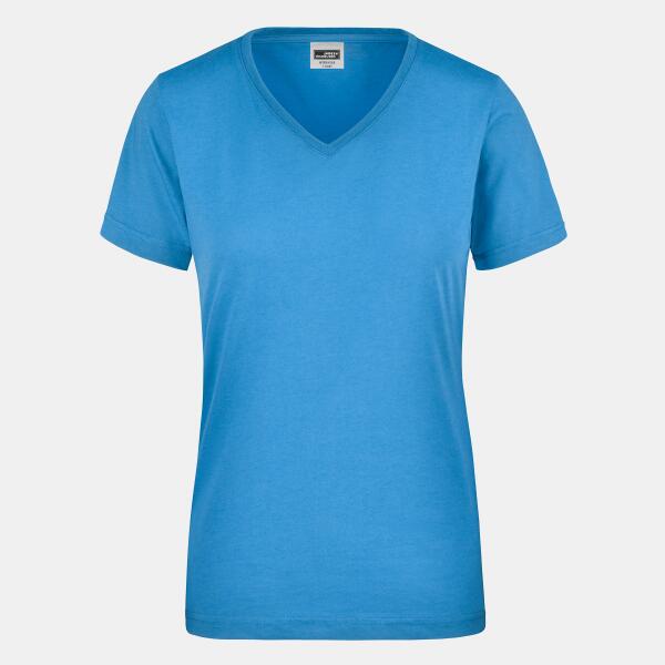 James & Nicholson Damen T-Shirt  - J&N - Kurzarm Workwear 50/50 V-Neck JN837 Damen T-Shirt  - J&N - Kurzarm Workwear 50/50 V-Neck Miniaturansicht