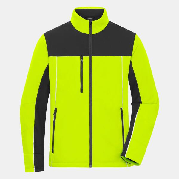 James & Nicholson Unisex Jacke - J&N - Softshell Signalfarbe JN1856 Unisex Jacke - J&N - Softshell Signalfarbe Miniaturansicht