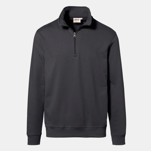 Unisex Sweatshirt - HAKRO - Premium - Half Zip Miniaturansicht