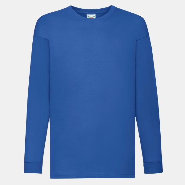 Fruit of the Loom Kinder Longsleeve Shirt - Valueweight 61-007-0 Kinder Longsleeve Shirt - Valueweight Miniaturansicht