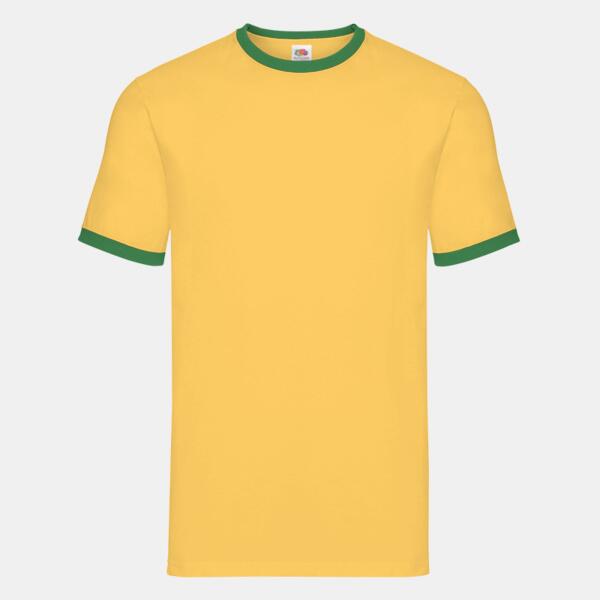 Fruit of the Loom Herren T-Shirt - FotL - Valueweight Ringer 61-168-0 Herren T-Shirt - FotL - Valueweight Ringer Miniaturansicht