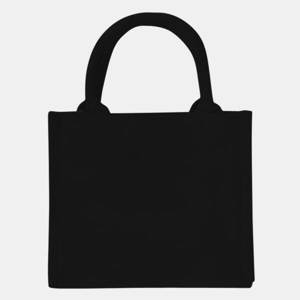 Jutetasche - MINI | 2 kurze Henkel | 26x22+14 cm Miniaturansicht