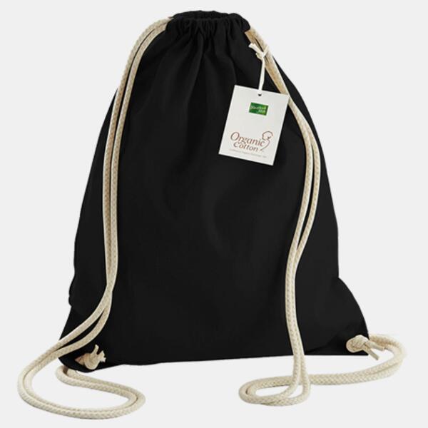 Bio BW Turnbeutel | 2 Tragekordeln | 37x47 cm Miniaturansicht
