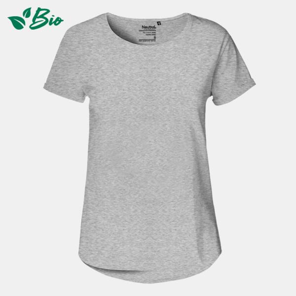 Neutral Damen T-Shirt - Neutral - Roll Up Sleeve Bio Fairtrade O80012 Damen T-Shirt - Neutral - Roll Up Sleeve Bio Fairtrade Miniaturansicht