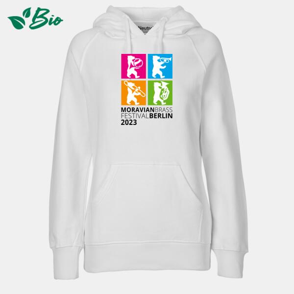 Damen Hoodie - Weiß - Moravian 2023 Miniaturansicht