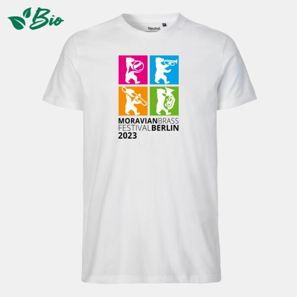 Herren T-Shirt - Weiß - Moravian 2023 Miniaturansicht