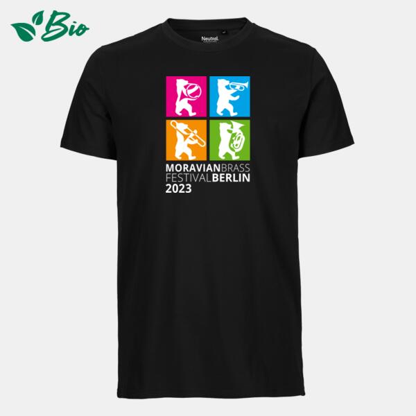 Herren T-Shirt - Schwarz - Moravian 2023 Miniaturansicht