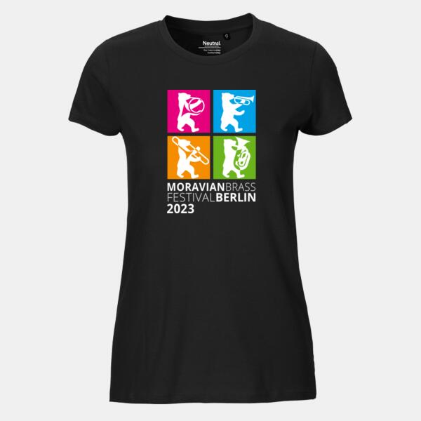 Damen T-Shirt - Schwarz - Moravian 2023 Miniaturansicht