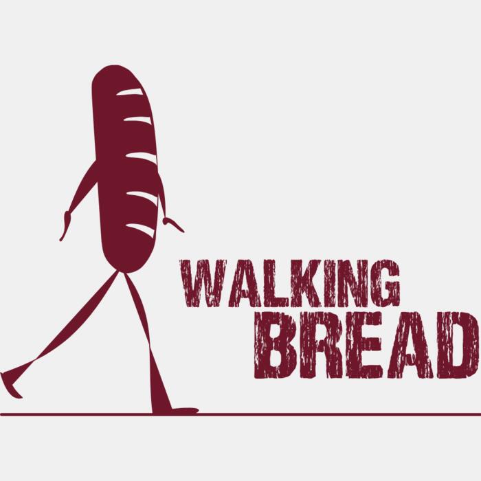 Walking Bread Shirt Miniaturansicht